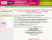 Tablet Screenshot of pointbureautique.com